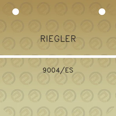 riegler-9004es