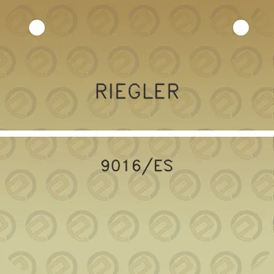 riegler-9016es