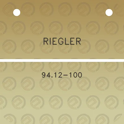 riegler-9412-100