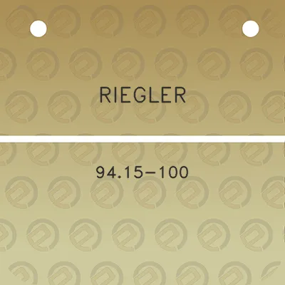 riegler-9415-100