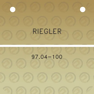 riegler-9704-100