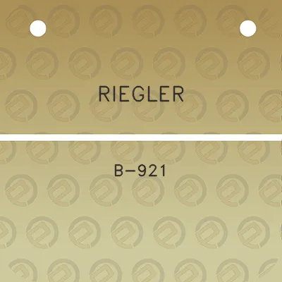 riegler-b-921