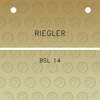 riegler-bsl-14