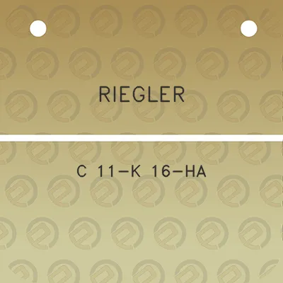 riegler-c-11-k-16-ha