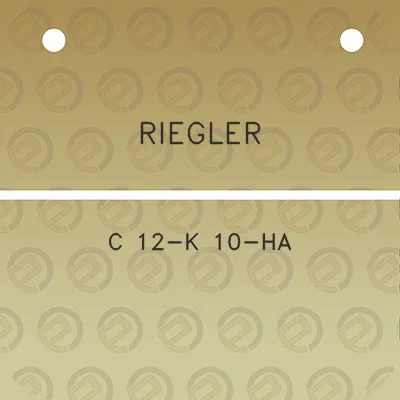 riegler-c-12-k-10-ha