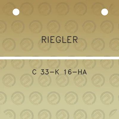 riegler-c-33-k-16-ha