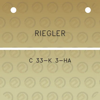 riegler-c-33-k-3-ha