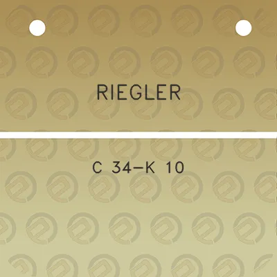 riegler-c-34-k-10