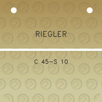 riegler-c-45-s-10