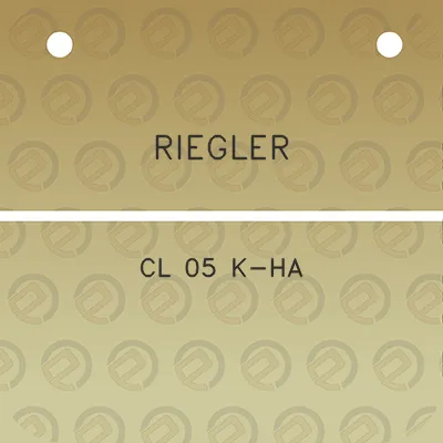 riegler-cl-05-k-ha