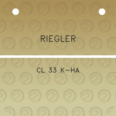 riegler-cl-33-k-ha