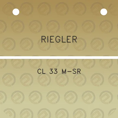 riegler-cl-33-m-sr