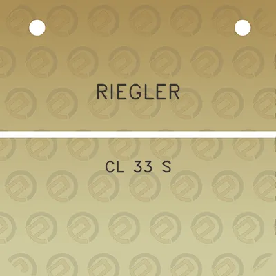 riegler-cl-33-s