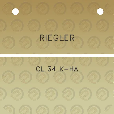 riegler-cl-34-k-ha