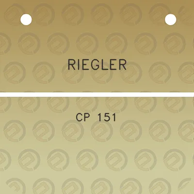 riegler-cp-151