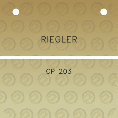 riegler-cp-203