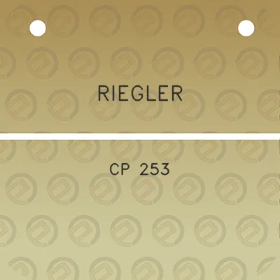 riegler-cp-253