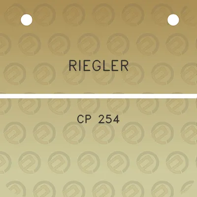 riegler-cp-254