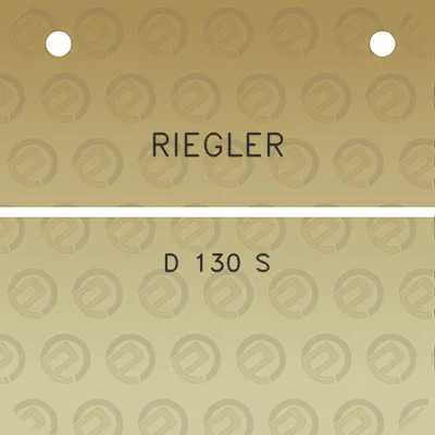 riegler-d-130-s