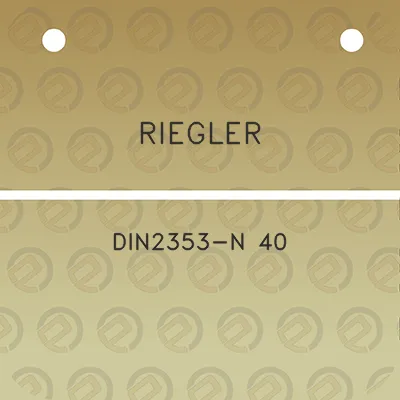 riegler-din2353-n-40