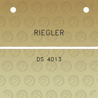 riegler-ds-4013