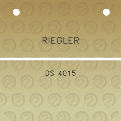 riegler-ds-4015