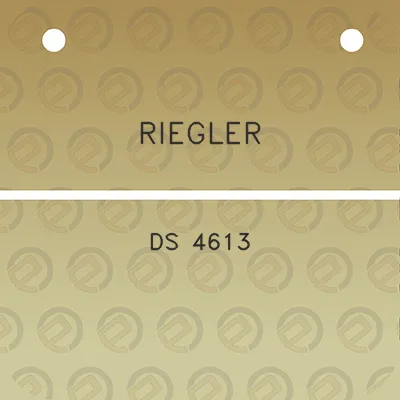 riegler-ds-4613