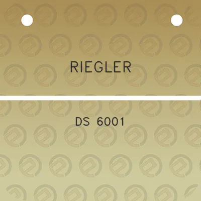 riegler-ds-6001