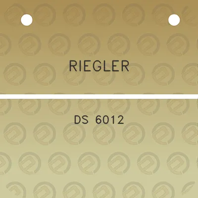 riegler-ds-6012