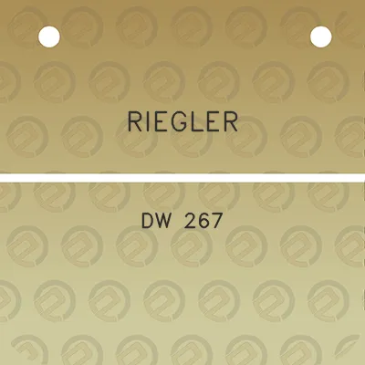 riegler-dw-267