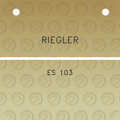 riegler-es-103