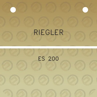 riegler-es-200