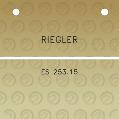 riegler-es-25315