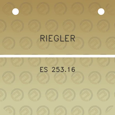 riegler-es-25316