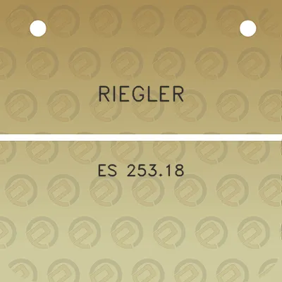 riegler-es-25318