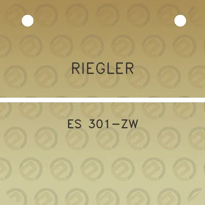 riegler-es-301-zw