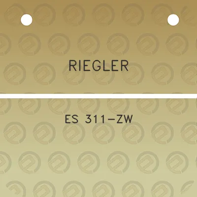 riegler-es-311-zw