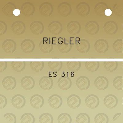 riegler-es-316