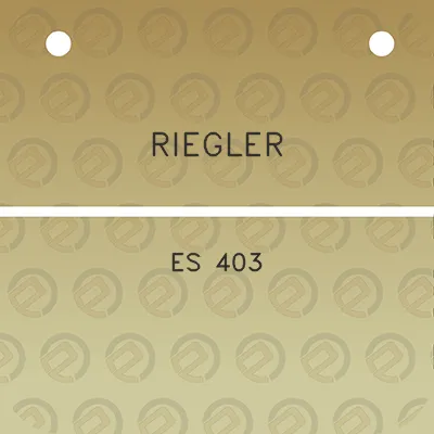 riegler-es-403