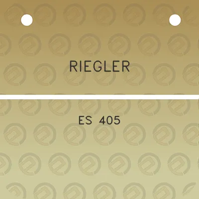 riegler-es-405