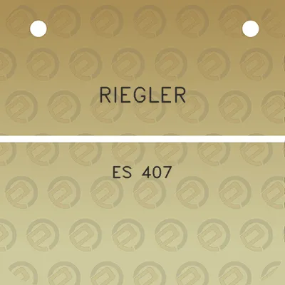 riegler-es-407