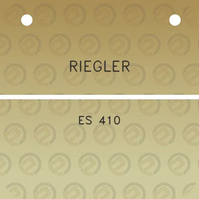 riegler-es-410