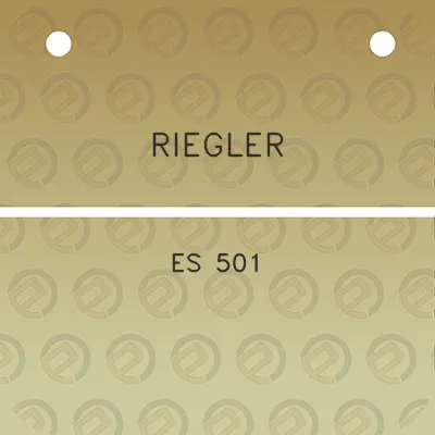 riegler-es-501