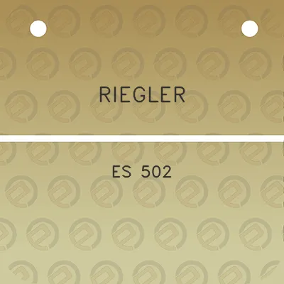 riegler-es-502