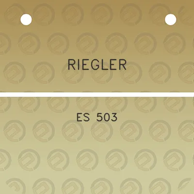 riegler-es-503