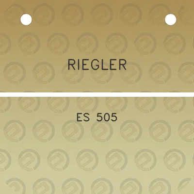 riegler-es-505