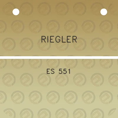 riegler-es-551