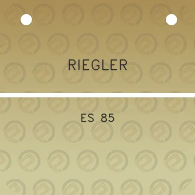 riegler-es-85