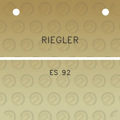 riegler-es-92