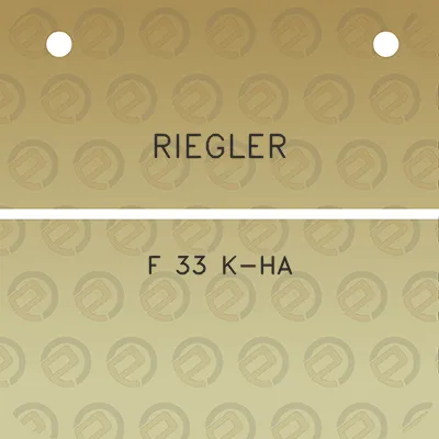 riegler-f-33-k-ha